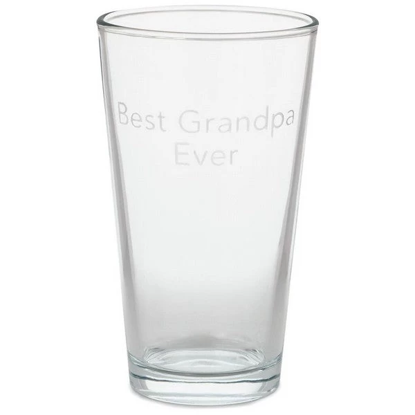 Hallmark Best Grandpa Ever Pint Glass 3 Hallmark Best Grandpa Ever Pint Glass