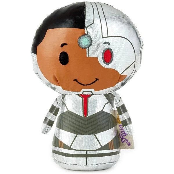 Hallmark Itty Bittys® Justice League™ Cyborg™ Stuffed Plush Limited Edition 3 Hallmark Itty Bittys® Justice League™ Cyborg™ Stuffed Plush Limited Edition