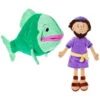 Hallmark Jonah And The Big Fish Stuffed Doll Set -Toy Store 0001 KID1122