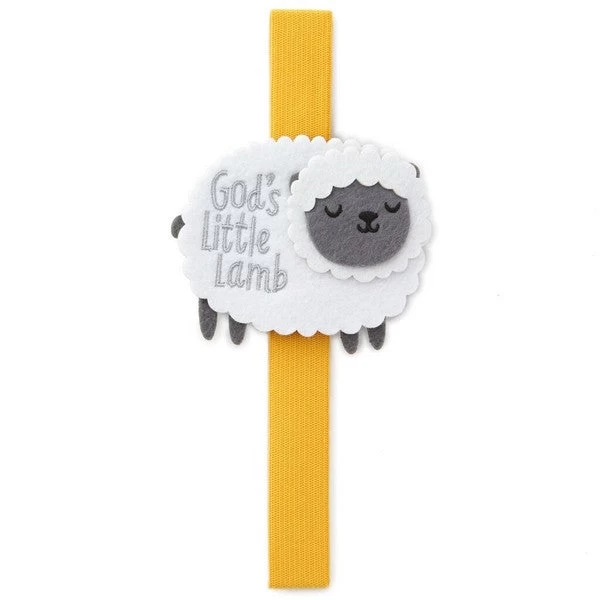 Hallmark God's Little Lamb Elastic Band Bookmark 3 Hallmark God's Little Lamb Elastic Band Bookmark