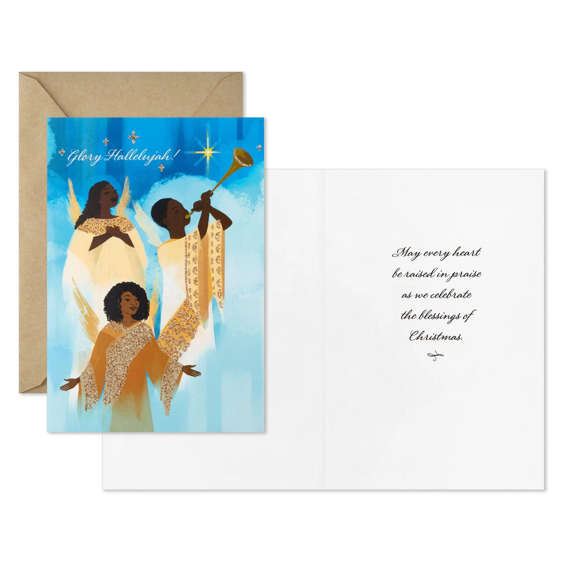 Hallmark Herald Angels Boxed Christmas Cards, Pack Of 16 4 Hallmark Herald Angels Boxed Christmas Cards, Pack Of 16 - Image 2