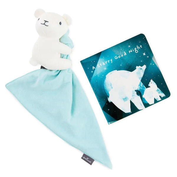 Hallmark A Starry Good Night Board Book And Polar Bear Lovey Blanket Set 3 Hallmark A Starry Good Night Board Book And Polar Bear Lovey Blanket Set