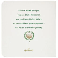 Hallmark 501 Excuses For A Bad Golf Shot Book -Toy Store 0001BOK1510 3
