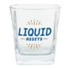 Hallmark Liquid Assets Lowball Glass, 15 Oz. 1 Hallmark Liquid Assets Lowball Glass, 15 Oz. -Toy Store 0001BRW3206