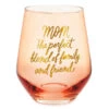 Hallmark Mom, The Perfect Blend Stemless Wine Glass 14 Oz. 2 Hallmark Mom, The Perfect Blend Stemless Wine Glass 14 Oz. -Toy Store 0001BRW3213