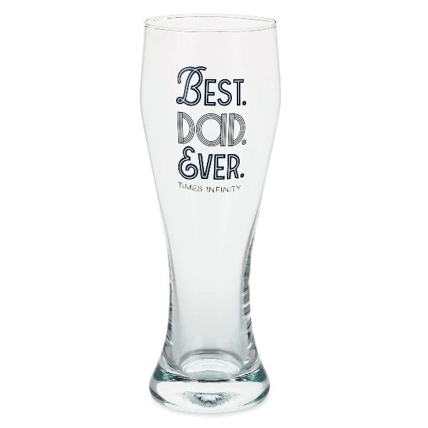 Hallmark Best Dad Ever Pilsner Glass, 19.27 Oz. 3 Hallmark Best Dad Ever Pilsner Glass, 19.27 Oz.