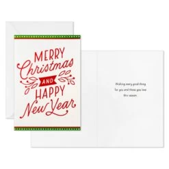 Hallmark Happy Snowman And Red Lettering Boxed Christmas Cards, Pack Of 40 -Toy Store 0001BXX1019 4