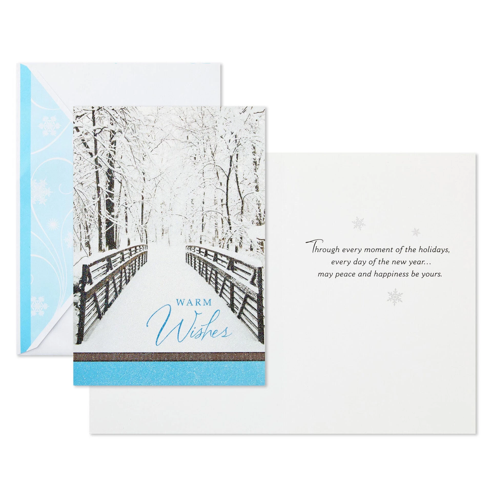 Hallmark Trees In Snow And Snowy Bridge Boxed Holiday Cards With Seals, Pack Of 40 4 Hallmark Trees In Snow And Snowy Bridge Boxed Holiday Cards With Seals, Pack Of 40 - Image 2