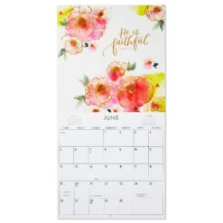 Hallmark His Love Goes On Forever Religious 2022 Wall Calendar, 12-Month -Toy Store 0001CAL3059 3