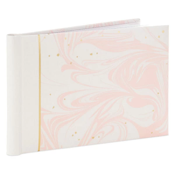 Hallmark Pink And White Marble Slim Photo Album 3 Hallmark Pink And White Marble Slim Photo Album