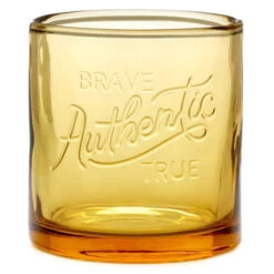 Hallmark Brave Authentic True Amber Lowball Glass, 10 Oz.