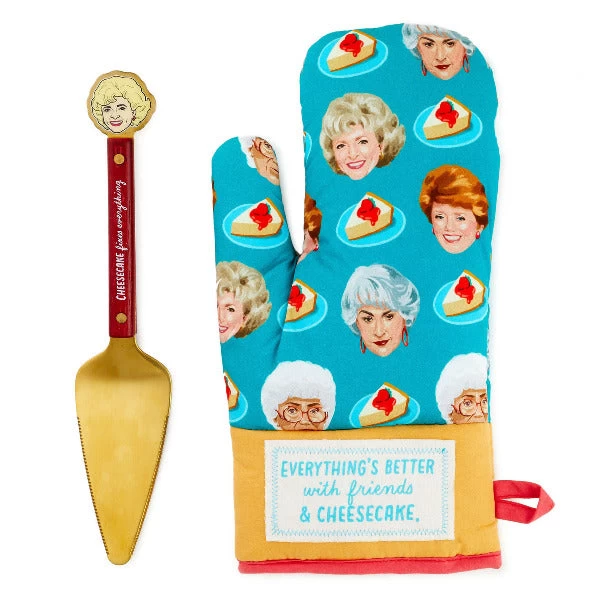 Hallmark The Golden Girls Oven Mitt And Pie Server, Set Of 2 3 Hallmark The Golden Girls Oven Mitt And Pie Server, Set Of 2