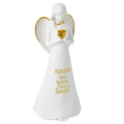 Hallmark Know That You Are Loved Angel Figurine, 8.25"