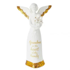Hallmark Heart Of The Family Angel Figurine For Grandma, 8.5"
