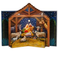 Hallmark The Nativity Story Pop-Up Book With Light And Sound -Toy Store 0001KCX1115 2