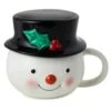 Hallmark 20th Anniversary Snowman Sculpted Mug With Sound -Toy Store 0001KCX1118