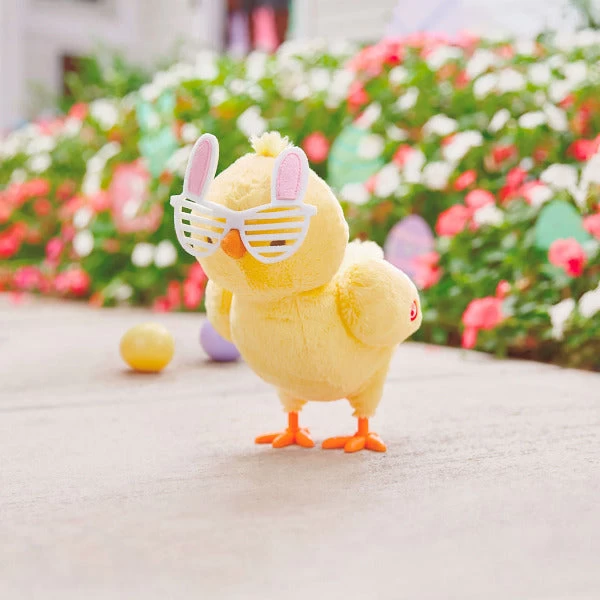 Hallmark Hip Hoppy Egg-Laying Chick Singing Stuffed Animal With Motion, 11" 3 Hallmark Hip Hoppy Egg-Laying Chick Singing Stuffed Animal With Motion, 11"