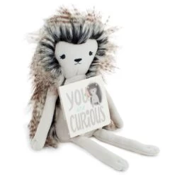 Hallmark MopTops Porcupine Stuffed Animal With You Are Curious Board Book