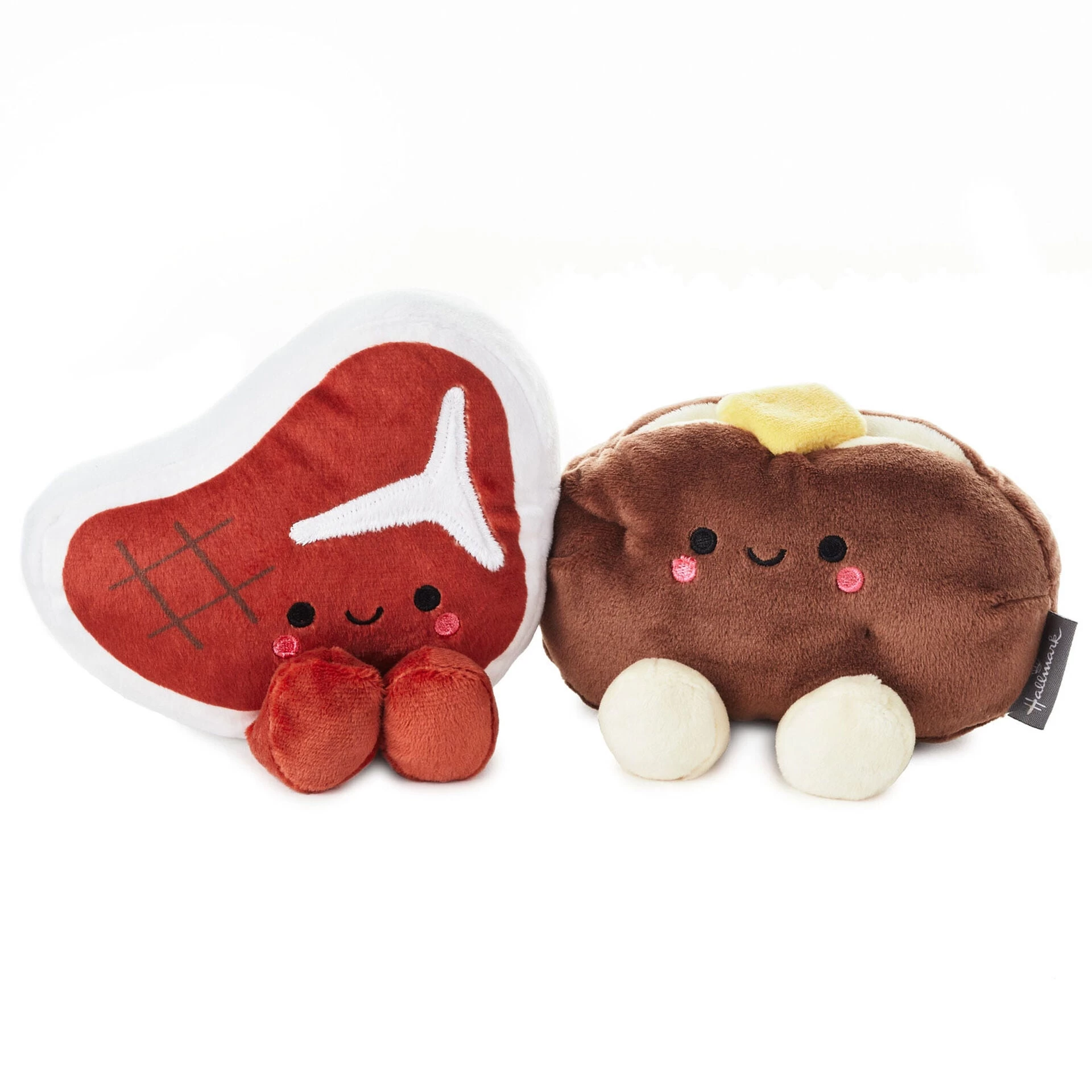 Hallmark Better Together Steak And Potato Magnetic Plush, 4.25" 3 Hallmark Better Together Steak And Potato Magnetic Plush, 4.25"