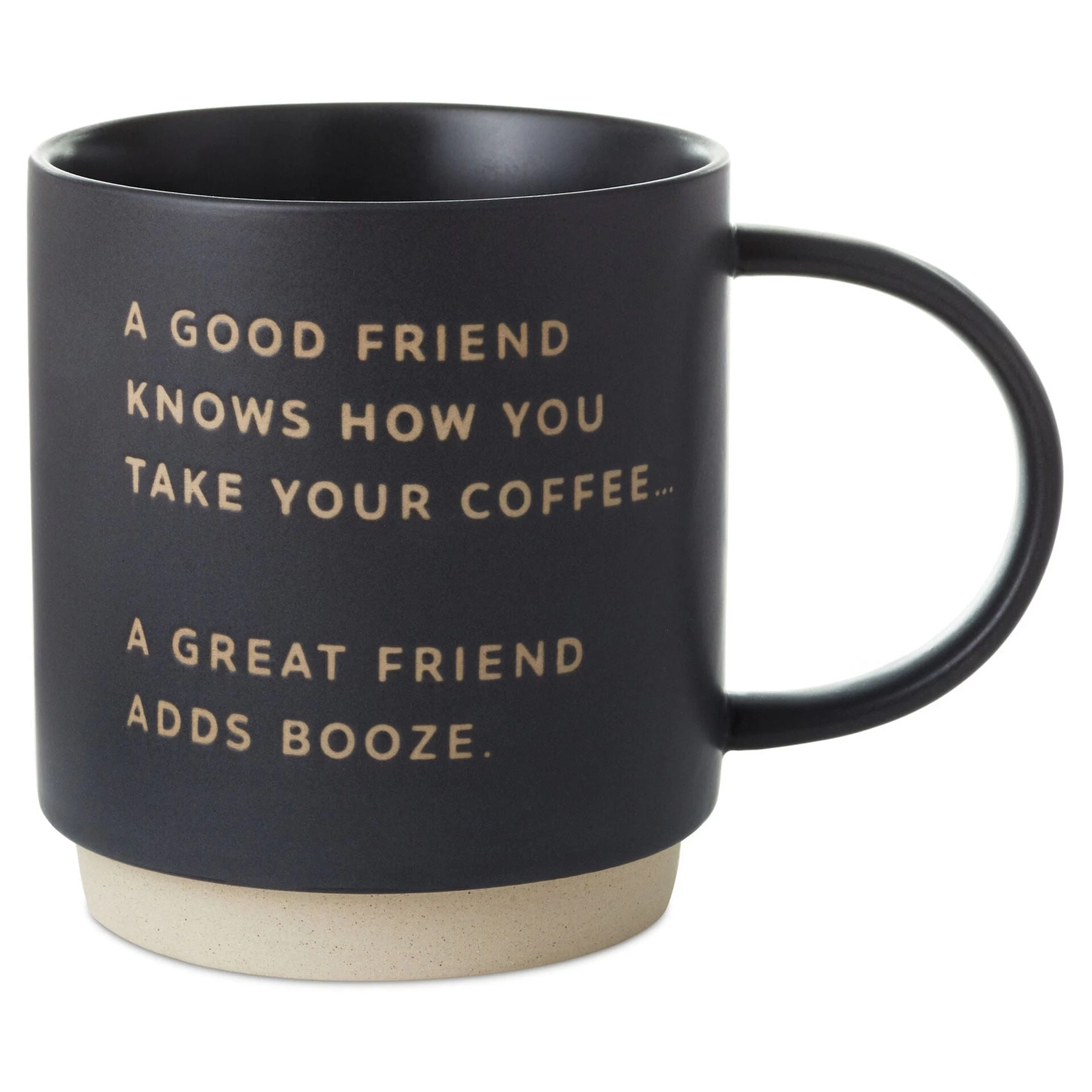 Hallmark Good Friend Great Friend Funny Mug, 16 Oz. 3 Hallmark Good Friend Great Friend Funny Mug, 16 Oz.