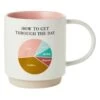 Hallmark Get Through The Day Pie Chart Funny Mug, 16 Oz. 1 Hallmark Get Through The Day Pie Chart Funny Mug, 16 Oz. -Toy Store 0001MUG3525