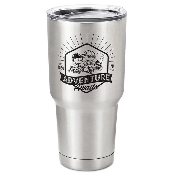 Hallmark Peanuts® Adventure Awaits Stainless Steel Tumbler, 27 Oz. 3 Hallmark Peanuts® Adventure Awaits Stainless Steel Tumbler, 27 Oz.