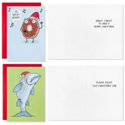 Hallmark Humorous Holiday Characters Boxed Christmas Cards Assortment, Pack Of 16 -Toy Store 0001SBX1009 4