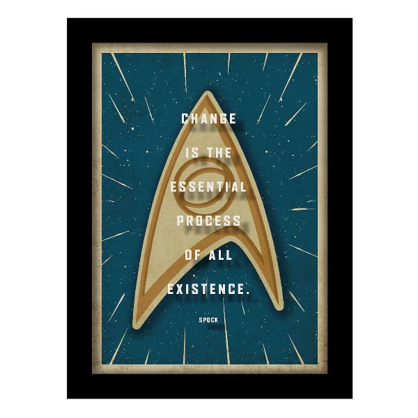 Hallmark Star Trek™ Spock Framed Quote Sign, 6x8 3 Hallmark Star Trek™ Spock Framed Quote Sign, 6x8