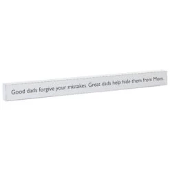 Hallmark Great Dads Wood Quote Sign, 23.5x2