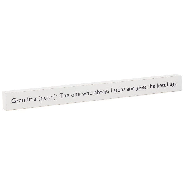 Hallmark Grandma Definition Wood Quote Sign, 23.5x2 3 Hallmark Grandma Definition Wood Quote Sign, 23.5x2