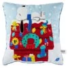 Hallmark Peanuts® Snoopy's Doghouse Holiday Throw Pillow, 16x16 -Toy Store 0001XKT2469