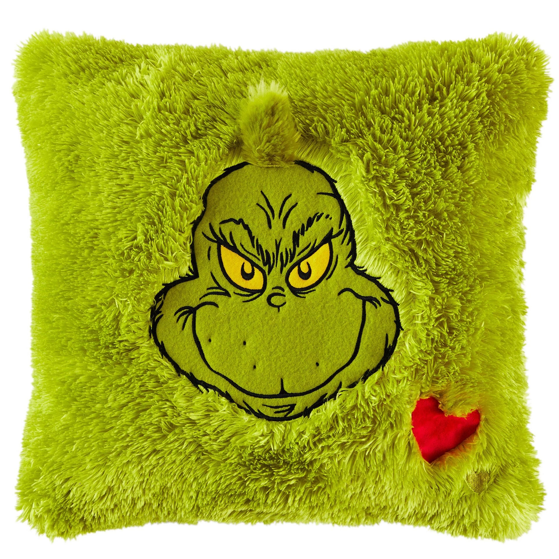 Hallmark Dr. Seuss's How The Grinch Stole Christmas!™ Grinch Light-Up Pillow, 16x16 3 Hallmark Dr. Seuss's How The Grinch Stole Christmas!™ Grinch Light-Up Pillow, 16x16
