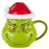 Hallmark Dr. Seuss's How The Grinch Stole Christmas!™ Grinch Santa Sculpted Mug With Sound, 21 Oz. -Toy Store 0001XKT2481
