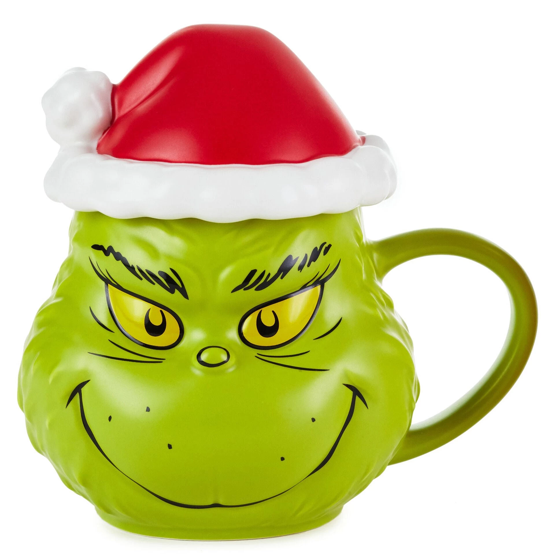 Hallmark Dr. Seuss's How The Grinch Stole Christmas!™ Grinch Santa Sculpted Mug With Sound, 21 Oz. 3 Hallmark Dr. Seuss's How The Grinch Stole Christmas!™ Grinch Santa Sculpted Mug With Sound, 21 Oz.