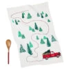 Hallmark Red Truck Christmas Tea Towel And Wooden Spoon, Set Of 2 -Toy Store 0001XKT3309