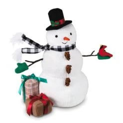 Hallmark Snowman And Gifts Mixed Materials Figurine, 17.25"