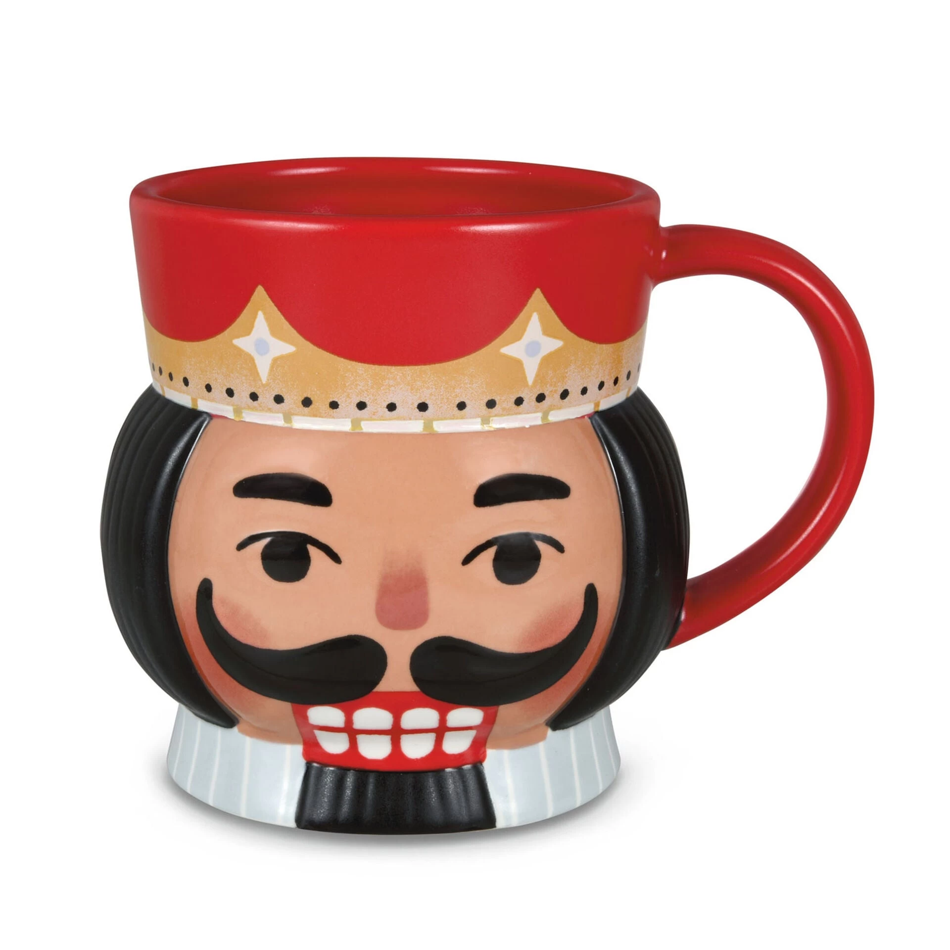 Hallmark Sculpted Nutcracker Christmas Mug, 24 Oz. 3 Hallmark Sculpted Nutcracker Christmas Mug, 24 Oz.