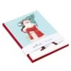 Hallmark Santa Carrying Fir Tree Packaged Christmas Cards, Set Of 5 -Toy Store 0001XPX1088