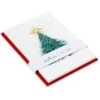 Hallmark Elegant Evergreen With Star Packaged Christmas Cards, Set Of 5 -Toy Store 0001XPX1193