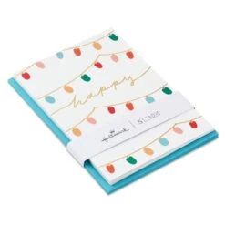 Hallmark Strings Of Christmas Lights Packaged Christmas Cards, Set Of 5