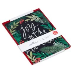 Hallmark Joy To The World Packaged Christmas Cards, Set Of 5