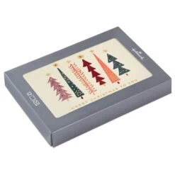 Hallmark Whimsical Trees Boxed Christmas Cards, Pack Of 12