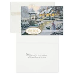 Hallmark Thomas Kinkade Quiet Beauty Boxed Christmas Cards, Pack Of 12 5 Hallmark Thomas Kinkade Quiet Beauty Boxed Christmas Cards, Pack Of 12 -Toy Store 0001XPX2217 2