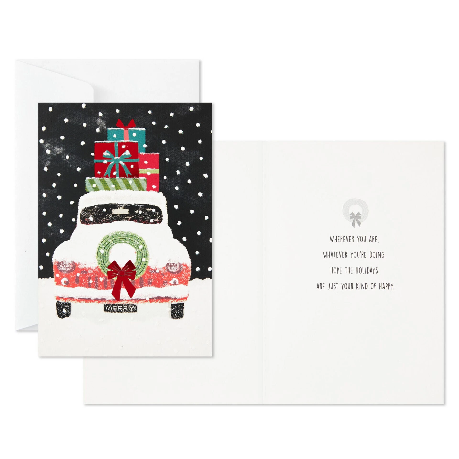 Hallmark Antique Car Loaded With Gifts Boxed Christmas Cards, Pack Of 16 4 Hallmark Antique Car Loaded With Gifts Boxed Christmas Cards, Pack Of 16 - Image 2