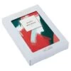 Hallmark Red And Green Brushstroke Boxed Christmas Cards, Pack Of 12 -Toy Store 0001XSJ1018