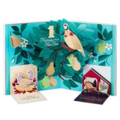 Hallmark The 12 Days Of Christmas Large Pop-Up Book With Sound -Toy Store 1KCX1077 3
