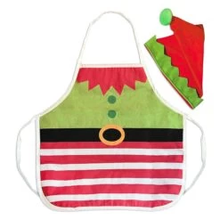 Hallmark Little Elf Child-Sized Hat And Apron, Set Of 2