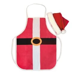 Hallmark Big Santa Adult-Sized Hat And Apron, Set Of 2