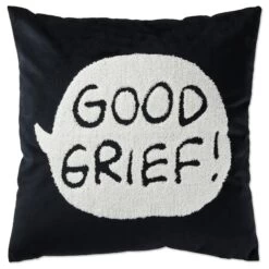 Hallmark Peanuts® Charlie Brown Good Grief! Throw Pillow, 16x16 5 Hallmark Peanuts® Charlie Brown Good Grief! Throw Pillow, 16x16 -Toy Store 1PAJ3533 2