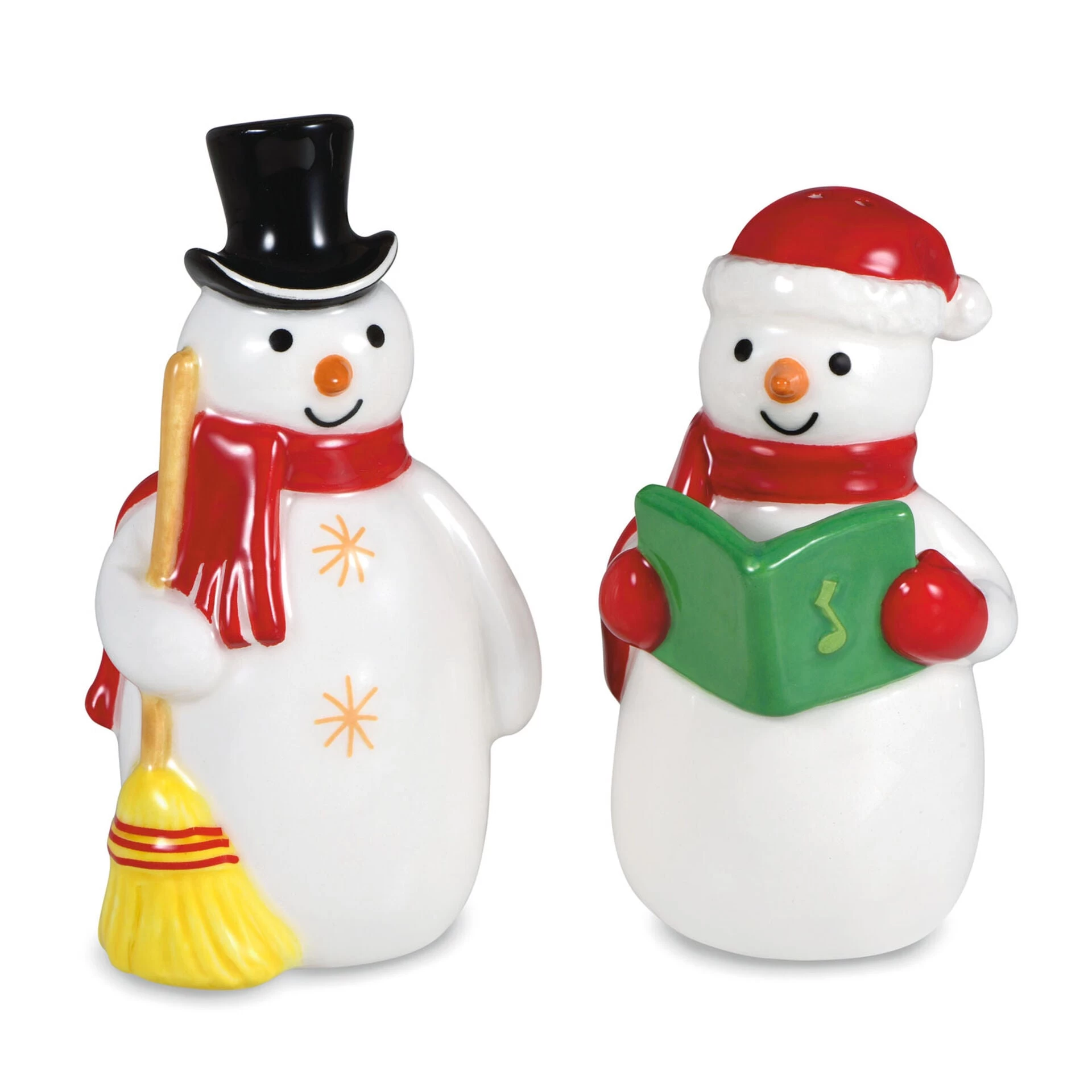 Hallmark 20th Anniversary Snowman Salt And Pepper Shakers, Set Of 2 2 Hallmark 20th Anniversary Snowman Salt And Pepper Shakers, Set Of 2